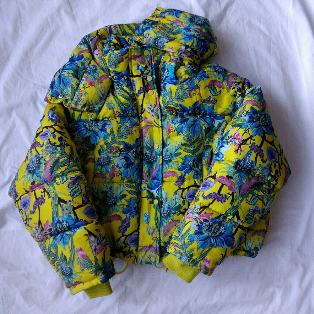 Floral H&M puffer